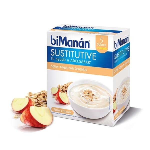 Bimann Sustitutive Cereal Yoghurt Cream 5 Units