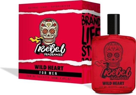 Rebel Fragrances Wild Heart Eau De Toilette Mannen - 100 ml - Mannen Parfum - Mannen Cadeautjes - Verleidelijk en Intrigerend Herengeur