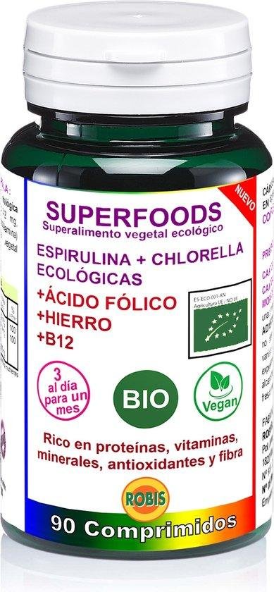 Robis Espirulina Y Chlorella Bio 90 Comp