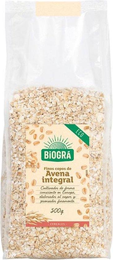 Biogra Copos De Avena Finos Integrales Sin Gluten 500g