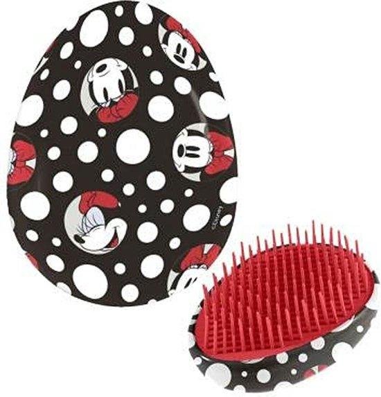 Ontwar Haarborstel Minnie Mouse Zwart