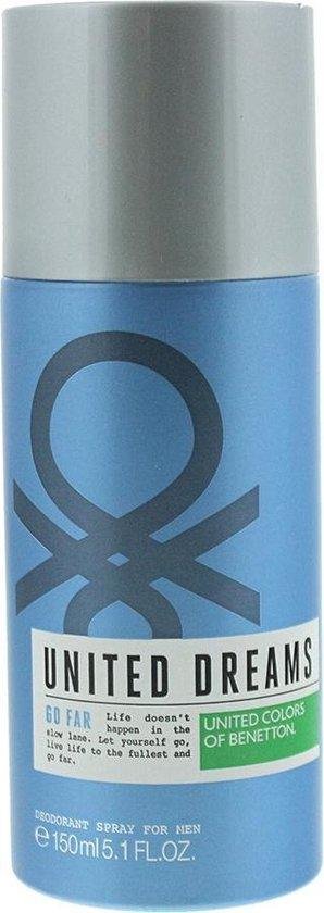 United Colors Of Benetton United Dreams, Go Far Deodorant Spray 150ml For Men