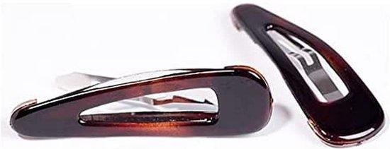 Hair Clips Inca Clip Concha Francesa Brown 2 Pieces