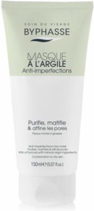 Gezichtsmasker Byphasse Anti-Imperfecties Matte afwerking Klei (150 ml)