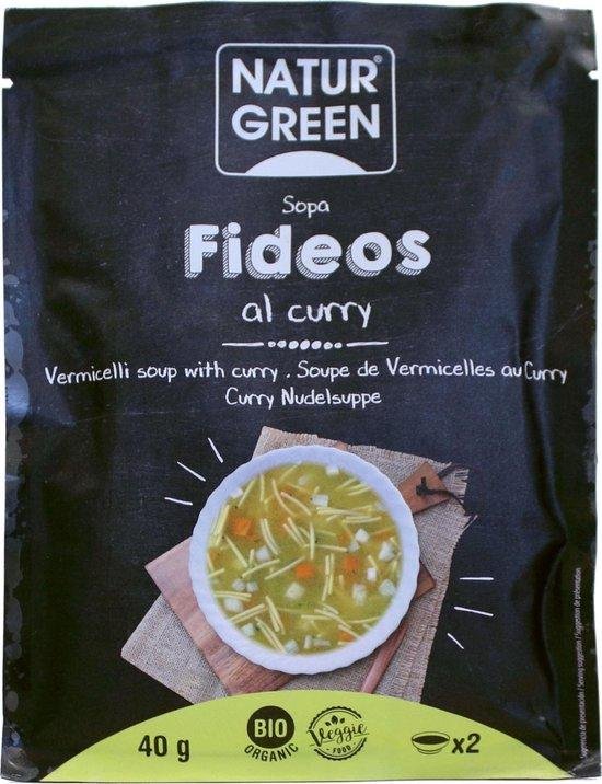 Naturgreen Sopa Fideos Curry 40g