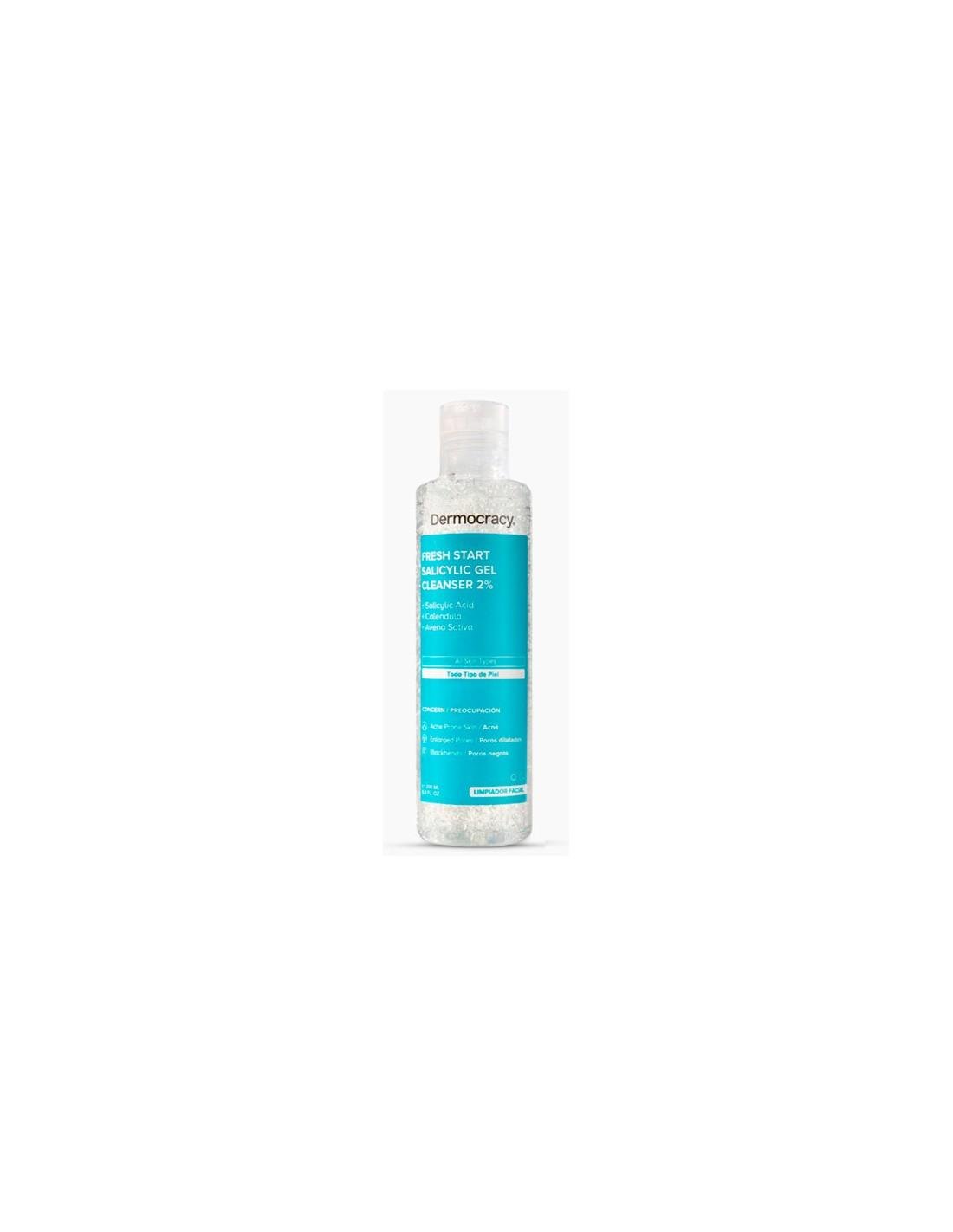 Dermocracy 2 [cido Saliclico] Gel Limpiador Desmaquillante 200ml