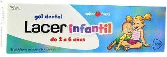 Tandpasta Lacer Kinderen Aardbei (75 ml)