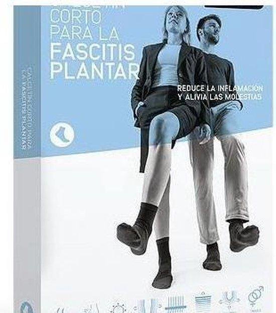 Calcetin Corto Fascitis Planta Negro Pequea+-a Medilast