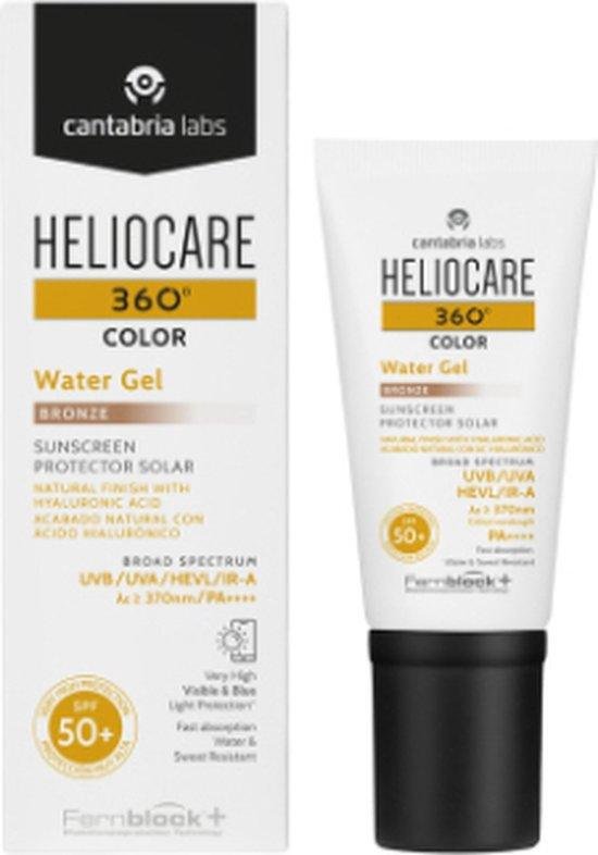 Zonnebrandcrme met Kleur Heliocare 360 Gel Bronze 50 ml Spf 50