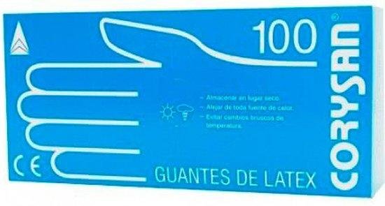 Corysan Latex Gloves Medium Size 100pcs