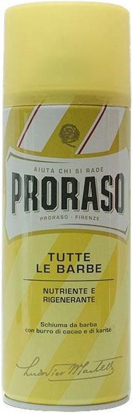 Proraso Scheerschuim Sensitive - Cacaobutter 400 ml