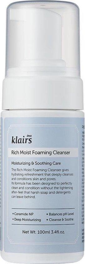 KLAIRS Rich Moist Foaming Cleanser pianka do mycia twarzy 100ml