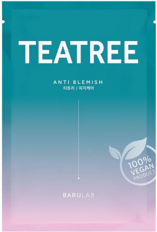 Barulab The Clean Vegan Tea Tree Mask 11 g - 1 stuk
