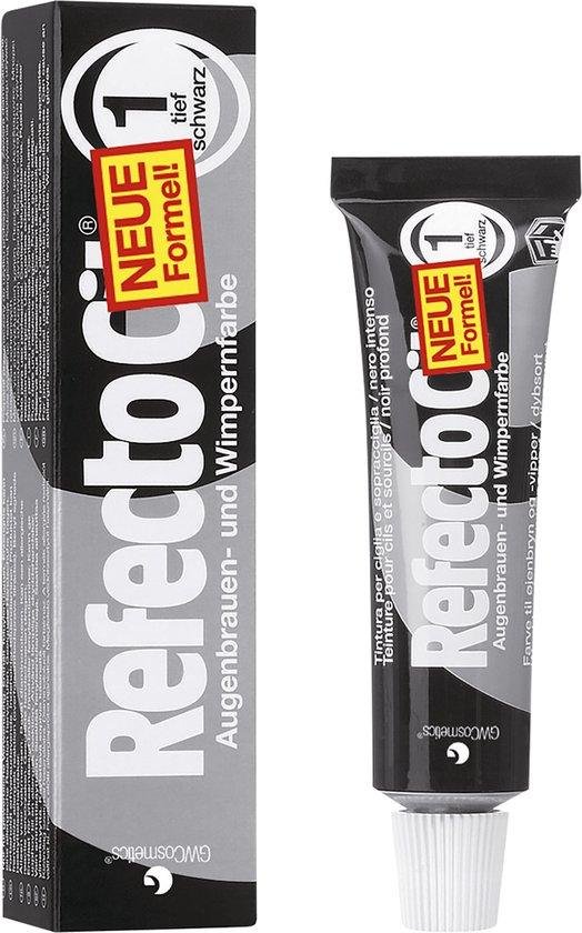 Refectocil Wenkbrauw- en Wimperverf diep zwart - 15 ml