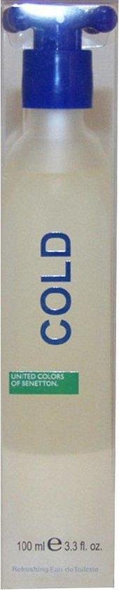Benetton Cold Eau De Toilette Spray Unisex 100 ml for Men