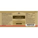 Solgar Natural Source Liquid Vitamin E 59 2 Ml