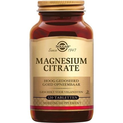 Solgar Magnesium Citrate 120 Tablets