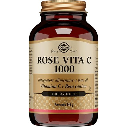 Solgar Vitamin C 1000 Mg With Rose Hips X 100 Tablets