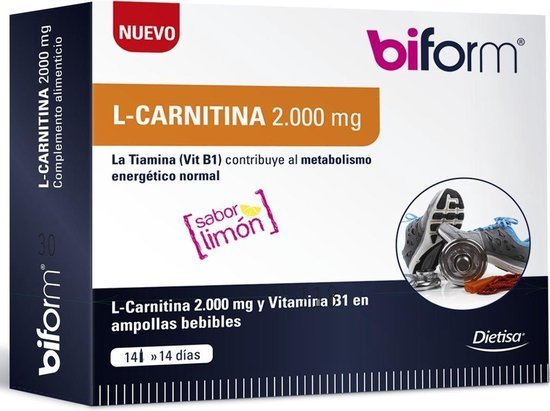 Biform L Carnitina 2000 Mg 14 Viales X 10ml