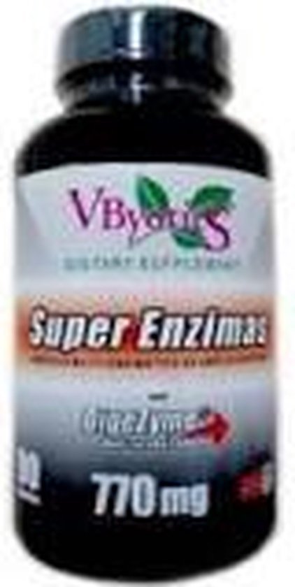 V.byotic Super Enzimas Con Dygeszime 90 Capsulas