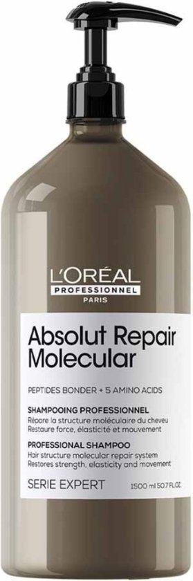 LOral Professionnel - Absolut Repair Molecular - Shampoo voor beschadigd- of onhandelbaar haar - 1500 ml