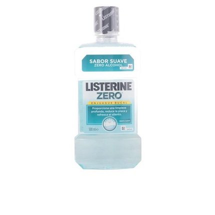 Listerine Zero Alcohol Mouthwash Soft Mint 500ml