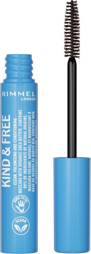Rimmel London Rimmel Mascara De Pestaas Kind and Free Clean N 002 Brown Black