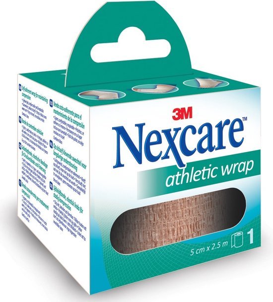 Nexcare Bandage athletische windel, beige, 1 doos