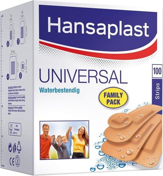 Hansaplast Universal Family Pack - 100 strips - Pleisters