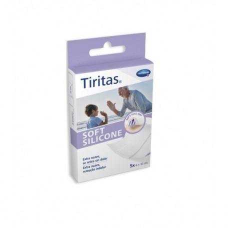Tiritas Soft Silicone Apsitos Adhesivos 6 X 10 Cm 5 Unidades Hartmann