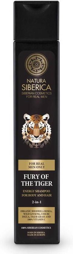 Natura Siberica Energy Shampoo voor Lichaam en Haar "Fury of the Tiger