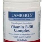 Lamberts Vitamine B50 Complex - 60 Tabletten - Vitaminen