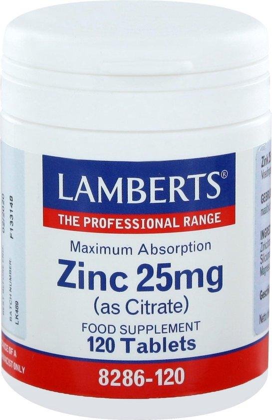 Voedingssupplement Lamberts Zinkcitraat 120 Stuks