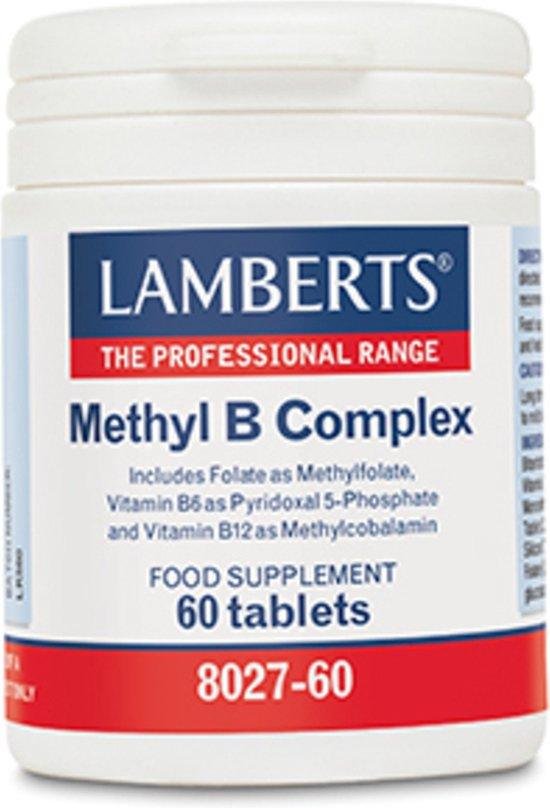 Lamberts Methyl B Complex Complemento Alimentcio 60 Capsules