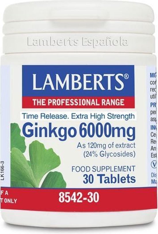 Lamberts Ginkgo Biloba 6000mg 60 Capsules