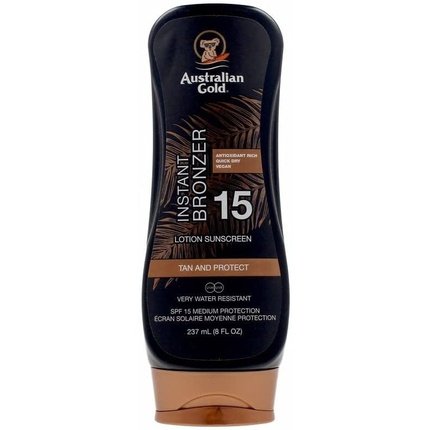 Australian Gold Sunscreen Spf15 Lotion With Bronzer 237 Ml