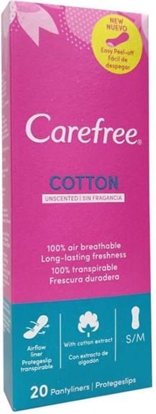 Carefree Slip Cotton 20 Units