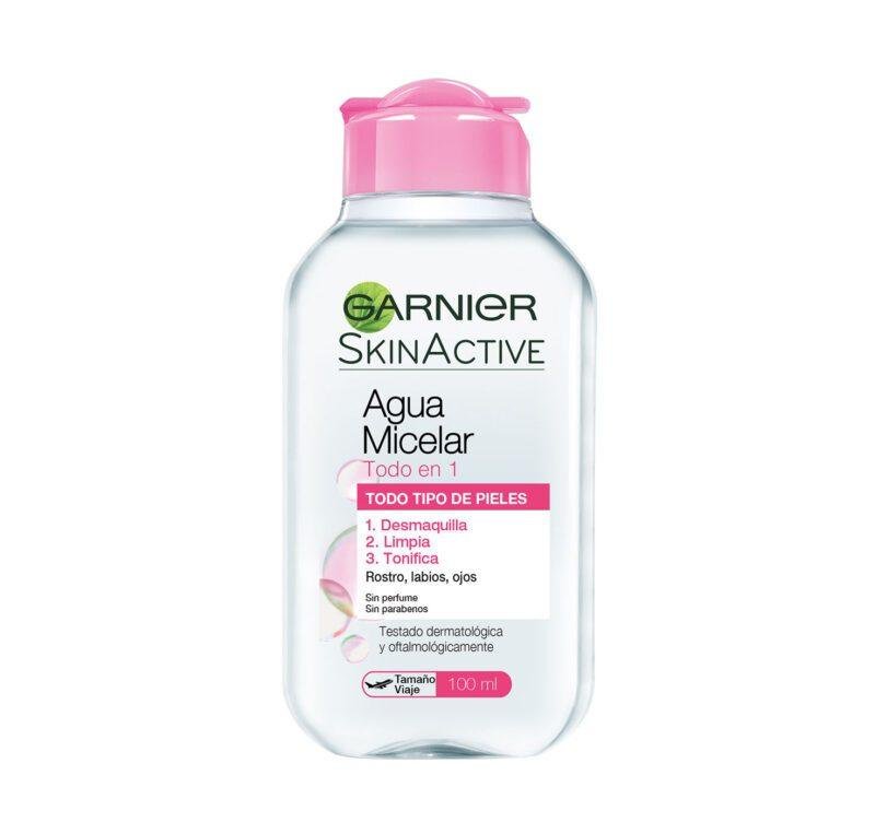 Garnier L Oreal Skin Active Agua Micelar Todo Tipo De Pieles 100Ml