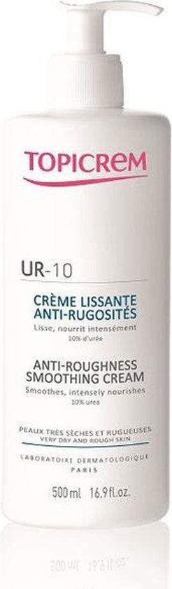 Topicrem Ur10 Creme Smoothing A/ruwheid 500ml