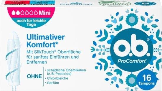 O.B. Procomfort 16 Tampons Mini