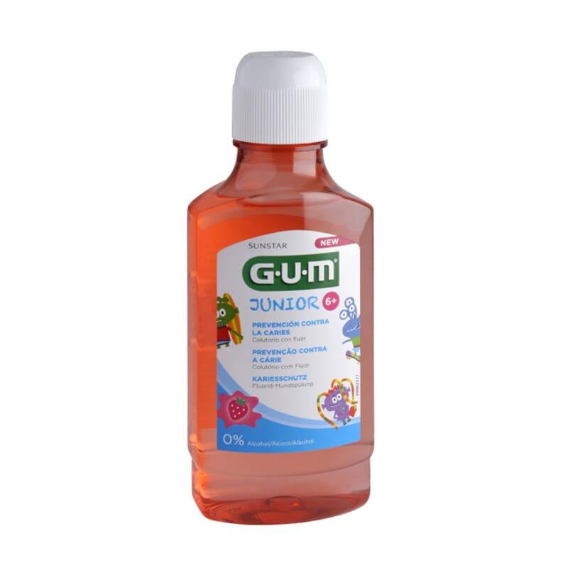 Gum Junior Colutorio Sabor Fresa 6 Aos 300ml