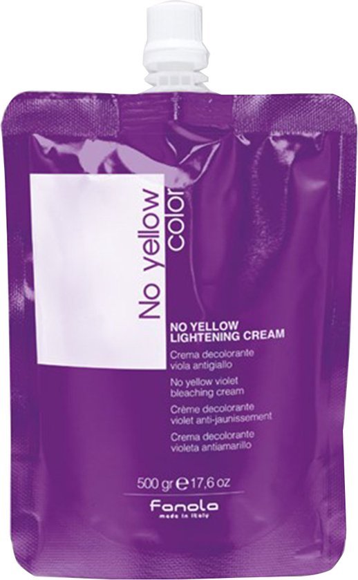 Fanola No Yellow Colour Lightening Cream - 500gr