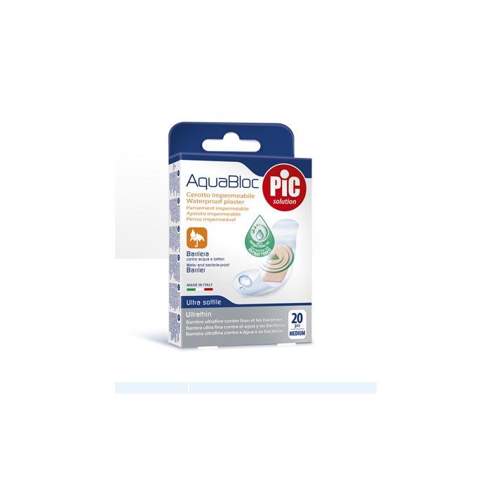 Pic Aquabloc Waterproof Plasters Medium 20 Units