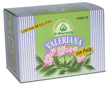 El Natural Valeriana Con Anis 20 Bolsitas Infusion