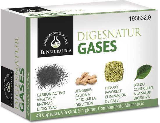 El Naturalista Digesnatur Gases 48 Capsules, Each Packed 1 X 200 G