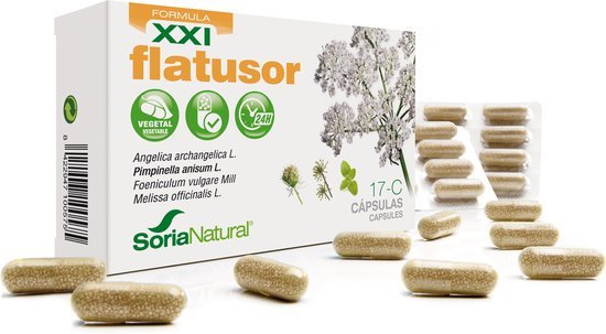 Digestive supplement Soria Natural Flatusor 30 Units