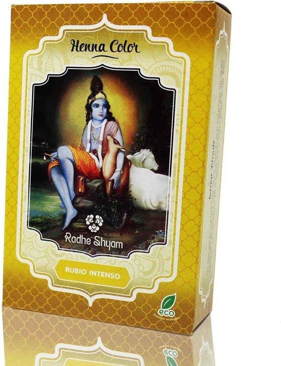 Semi-permanente kleurstof Henna Radhe Shyam Shyam Henna Blond (100 g)