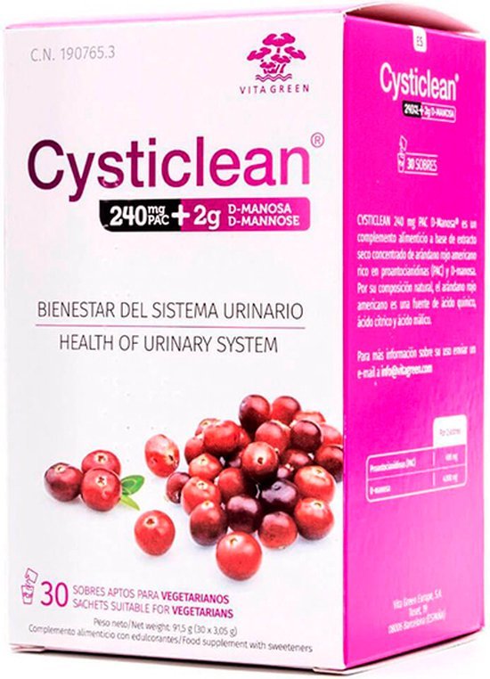 Cysticlean Urinary System Wellness 30 Sachets 240mg