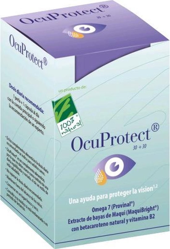 100 natura 100 Natura 100 Natura 100 Natura Ocuprotect 30 Perlas 30 Capsulas Vegetales