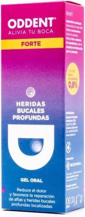 Oddent Forte Oral Gel Deep Mouth Wounds 8ml
